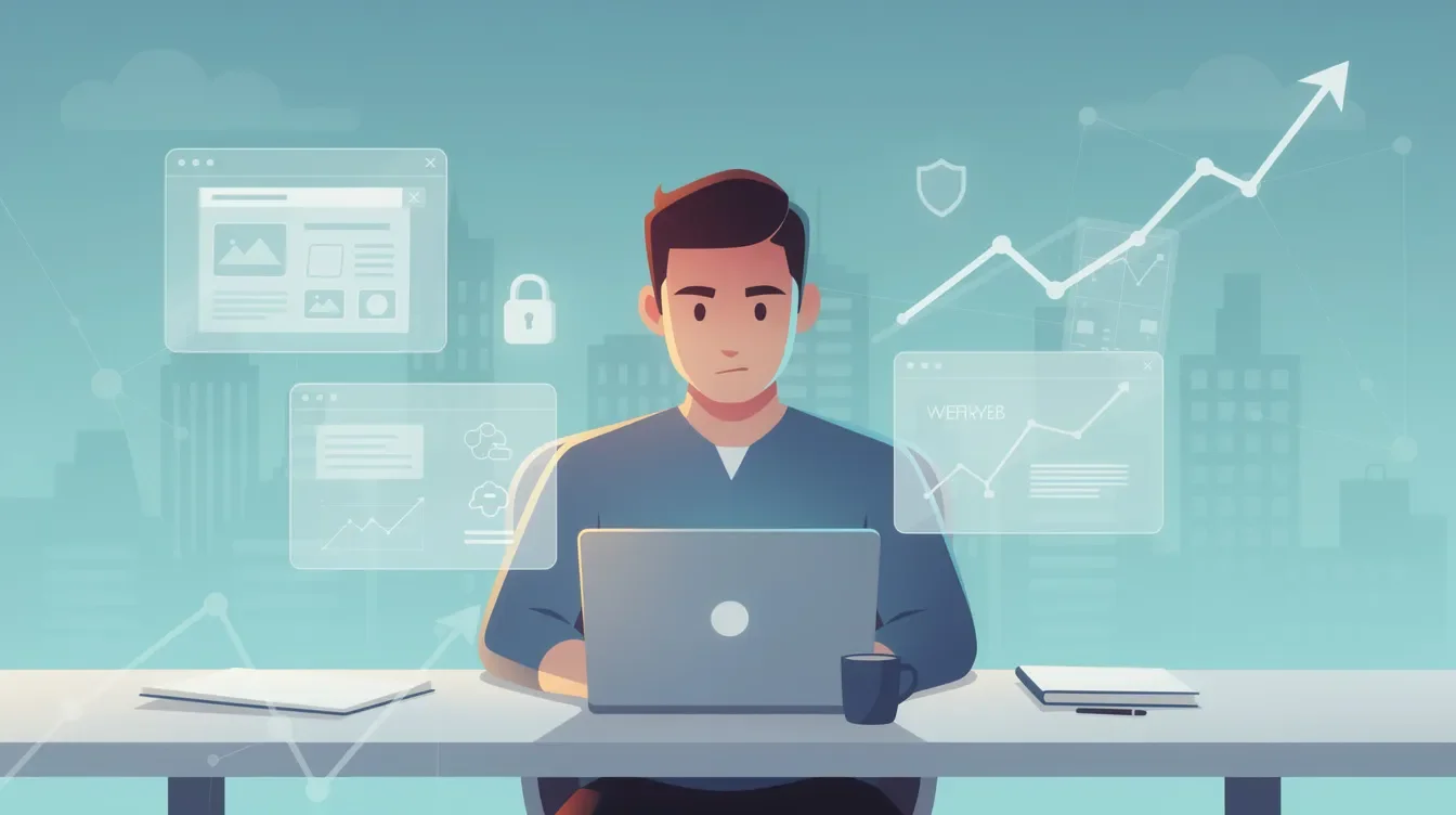 Illustration — Freelance web : mon guide pour créer, développer et sécuriser votre présence en ligne